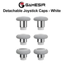 GameSir kreiptukų dangteliai G7 Pro, G7 Pro 8K Cyclone 2 žaidimų pulteliui. 3 poros. Personalizuoti dangteliai. Lygus plieninis žiedas. Valdymas balta