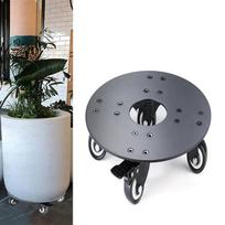 Plant Stand with Wheels,3.0mm Thick Aluminum Alloy Plant Caddy  Rolling Plant Stand Holds 12 Inch and 500lbs one size juoda