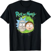 Rick and Morty Floating Heads T-Shirt XXXXXL įvairiaspalvis