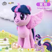 Nauji My Little Pony pliušiniai žaislai Twilight Sparkle Pinkie Pie Rarity Fluttershy Applejack Rainbow Dash minkšta lėlė vaikiška Kalėdinė dovana 30cm pink