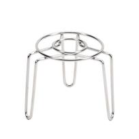 Multi-Functional Stainless Steel Mini Steamer Rack, Tall/Short Leg Water-Separated Trivet for Cooking & Steaming white