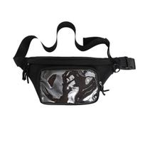 Ita Fanny Pack Waterproof Portable Fashion Clear Window Pins Ita Crossbody Bag Girls Soft Casual Designer Waist Bag Belt Pouch juoda