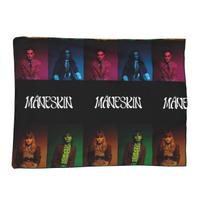 Damiano David Maneskin Music Band Photo Travel Blanket Soft Warm Flannel Throw Blanket Cover for Living room Picnic Home Couch Size: 75*100cm, Weight: 230 GSM blue