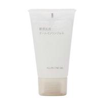 MUJI All-in-One Gel for Sensitive Skin Portable, 30g, 1 pcs white