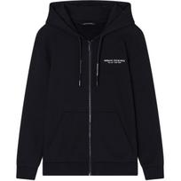 Armani Exchange Cotton Zip-Up Hoodie Men hoodies XW001452-AF10830-MC021 S black