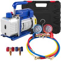 VEVOR 4CFM 1/4hp Oro vakuuminis siurblys ŠVOK šaldymo AC kolektoriaus manometrų rinkinys R134a rinkinys