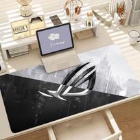 R-ROG-S Gaming Mouse Pad Anti Slip Rubber Edge Locked Thickened Laptop A-ASUS-S Gaming Desk Mat 30x80cm gray