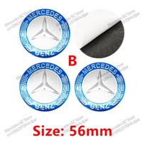 4Pcs 56mm 60mm Car Wheel Center Hub Cap Emblem Sticker For Mercedes Benz W204 W205 W212 W213 W221 W177 W246 GLA GLC