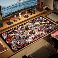AKIRA Color Mouse Pad Large Gaming Table Cushion Non-slip Laptop Tablet Big Mousepad XXL Mat Mini PC Playmat With Lock edge 30cmx60cm(11.8x23.6inch) brown