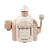 Kids Bath Toys Ice Cream Bubble Foam Maker Realistic Foam Dessert Machine With Suction Cup Interactive Water Play For Toddlers white