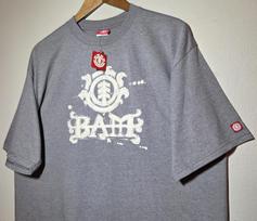 Vintažiniai Element Skateboards Bam Margera 90-ųjų Y2K JAV Jackass Filmo Reklaminis Naujas su etiketėmis XL Unisex Marškinėliai XXXL gray