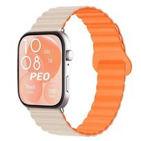 Magnetic Loop for Huawei Watch Fit 4 Fit 4 Pro Strap Silicone Bracelet Wristband Redplacement correa Watchband for Huawei Fit 3 For Huawei Fit 4 Pro beige