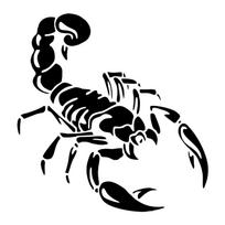 G134 19.3X20CM Personality Scorpion Car Sticker And Decals Reflective Laser Car Styling 3D Stickers Waterproof Sunscreen 19.3CMX20CM gray