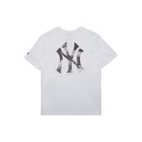 New Era New York Yankees Embroidered Loose Fit Short Sleeve T-Shirt Unisex tops White 14148861 XL gray