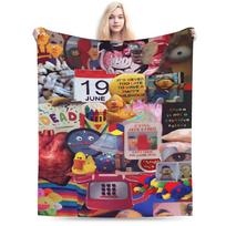 New Arrival Don't Hug Me I'm Scared Blankets Ultra-Soft Coral Fleece Plush  Comfortable Throw Blanket Machine Washable 130cmx150cm