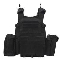 kaevixdio 6094 Outdoor CS Game Body Armor Hunting Nylon Pouch Molle Plate Carrier Airsoft Accessories Gear Combat Vest juoda