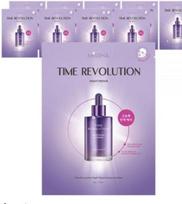 MISSHA Time Revolution Night Repair Ampoule Mask 5X – Fermented Anti-Aging & Brightening Sheet Mask  30g x 5 white