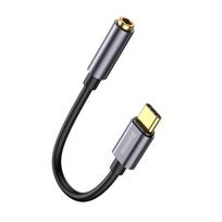 Baseus Type C to 3.5 Jack Earphone USB-C Type C to 3.5mm Headphone AUX Adapter Audio Cable for Huawei P40 P30 Pro Xiaomi 10 9 juoda