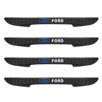 4 vnt. Automobilio durų krašto apsaugos apsauginės juostelės nuo susidūrimo Ford Escort Explorer Fusion Kuga Mondeo Focus Ecosport C-Max gray