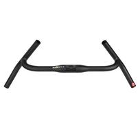 ZNIINO New Carbon modify Gravel H Handlebar Big Flare Bar Cycle Cross Road MTB Bike Handlebars Carbon Fiber Travelling Bicycle ZNIINO logo 520mm black