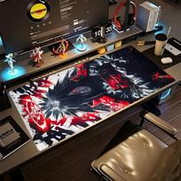Naruto Large Mouse Pad Gamer Mousepad Computer Desk Keyboard Mat Non-Slip Rubber Bottom Computer Decor Item Office Use 50cmx100cm