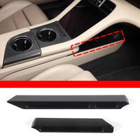 For Porsche Taycan 19-24 Central Control Lower Storage Strip Auto Center Console Storage Accessories Aluminum Alloy 2pcs Low configuration