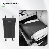 Car Seat Cushion Leg support For Ford Ranger T9 T7 T1 Raptor Rear Car Seat Backrest Protective Cover Leather gray