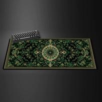 Persian Style Mouse Pad Xl Large Pc Gaming Machine Rubber NonSlip Lock Edge Gaming Speed Keyboard Pad Office Expansion Desk Pad 800x400x2mm