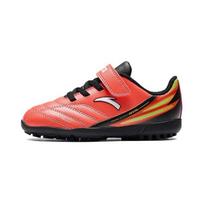 Anta Kids Non-Slip Shock Absorbing Lightweight Low-Top Soccer Shoes Kids sneaker Red Black A312429928-7 32 red
