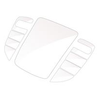 Automobilio centrinės konsolės pelės mygtuko plėvelė TPU apsauginė plėvelė W213 W205 W177 W247 apsauginė plėvelė Automobilio salono aksesuaras C white