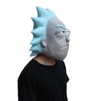 Ricko Morty latekso kostiumų kaukė galvos apdangalai Helovino Cosplay rekvizitai Vakarėlio priedai gerbėjams Rick