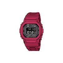 G-Shock Metal Evolution B5000 Kvadratinis Geležinio Žmogaus Spalvos Šeši Radijo Bangų Kvarcinis Mechanizmas Metalinis Dirželis Laikrodis Vyriški laikrodžiai Juodas GMW-B5000RD-4PRT Red Strap black
