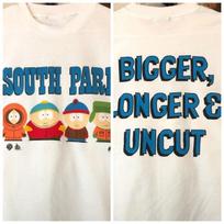 South Park Kidland Cartoon Animation ShortSleeved Oversized Trendy TShirt for Unisex Women Y2k Clothes Unisex Cheap Clothing 4XL black