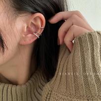 Luxury Retro Lightweight Ear Cuff: No-Piercing Clip-On Earrings for Women, 2025 Hot Trend brown