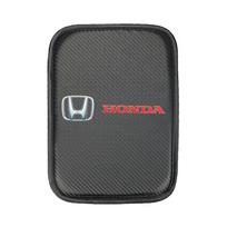 For Honda Civic CR-V Pilot Odyss Car Armrest Box Mats Accord City Fit Mugen Vezel Memory Foam Pad Leather Central Console Covers UQ8 gray