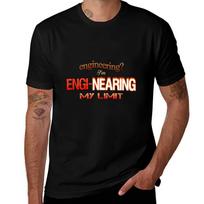 Engineering I'm Engi-nearing My Limit Engineer Pun Classic T-Shirt Relaxed Fit Casual Short Sle XXXXL black