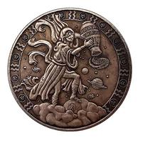999 grynas varis Violetinis varis 1 oz oz oz Aukšto reljefo kolekcinė varinė moneta Užsienio prekybos dovanų moneta gray