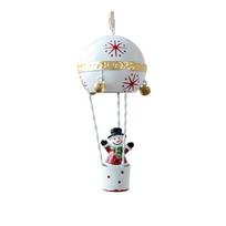 Christmas Tree Decoration, Hot Air Balloon Form Hanging Ornament for Home, Shop, Doorway, and Holiday Party Venues žalia