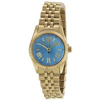 MICHAEL KORS Lexington (Petite/Mini) Women's Quartz Watch Blue (ocean blue) Dial Stainless steel Strap 26mm MK3271 vandenyno mėlyna spalva