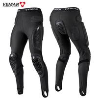 VEMAR Motorcycle Body Armor Breathable Motocross Riding Armor Jacket Men Anti-drop Moto Racing Protective Pants CE2 Protector M black