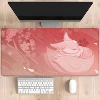 Large Genshin Impact Columbina Varka Varesa Character Pattern Mouse Pad Gaming Animal Mousepad Rubber Hd Printing Pc Desk Mat 800x300X2mm