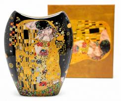 Gustav Klimt Porcelianinis Vazos „Karalienės Izabelės Bučinys“ - Prabangus Dovana