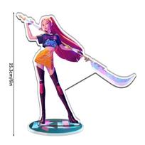 K-pop Demono Medžiotojai Darbalaukio Ornamentas Medžiotojai Berniukų Grupės Figūrėlė Akrilinis Stovas Animaciniai Ornamentai Anime Po Rėmelis