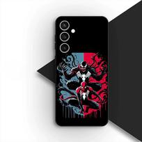 Telefono dėklas Motorola Moto G86 G57 E14 E15 G14 G34 G35 G84 G24 A54 G15 Power E22 dėklas Žmogus-voras Marvel Venom Žmogus-voras Motorola Moto E22 black