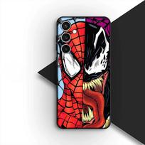 Telefono dėklas Motorola Moto G86 G57 E14 E15 G14 G34 G35 G84 G24 A54 G15 Power E22 dėklas Žmogus-voras Marvel Venom Žmogus-voras Motorola Moto G54 black