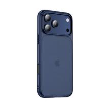Matinis ir skaidrus magnetinis belaidžio įkrovimo dėklas telefonui iPhone 17 Air 17 Pro Max 17 Pro, TPU smūgiams atsparus galinis dangtelis iPhone17 black