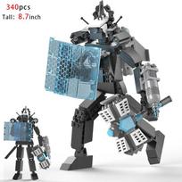 Skibidi Tualeto Galios Konstruktoriai Titaninis Laikrodininkas 2.0 Operatorius Kalbėtojas TV Žmogus Kaladėlės „Pasidaryk pats“ Modelis Žaislai Vaikams Dovana Velykiniai Žaislai gray