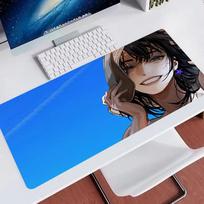 Rubber Mouse Pad PC Computer Desk Mat E-sports Gamer Mousepad Large Keyboard Pad O-omniscient Readers Viewpoint Anime Mausepad 30x60cm gray