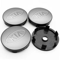 4PC 60mm Car Styling Wheel Center Hub Caps Cover Emblem Badge For Kia Ceed Picanto Rio 3 5 K3 K5 Sorento Optoma Soul Accessories