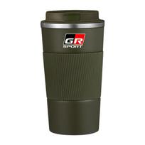 Nerūdijančio plieno kavos termosas automobilio vakuuminė flaska kelioninis terminis puodelis Toyota GR TRD Rav4 Corolla Camry Aqua Yaris Cross Auris green-GR
